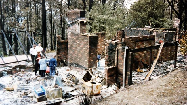 A home belonging to the Rout family was among the dozens of properties that were destroyed.