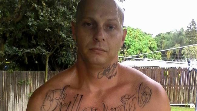 Jason Benjamin Hardie, 36, allegedly set a car on fire in Beenleigh and fled the scene