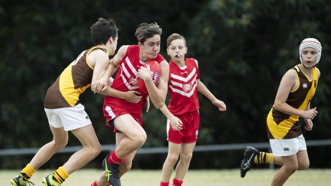 Padua College vs Palm Beach Currumbin SHS. Picture: REnae Droop