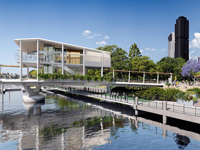 The hunt to find the tenant for what will become one of Brisbane’s most renowned dining destinations on the new Kangaroo Point Green Bridge has officially begun. Impressions supplied by Brisbane City Council