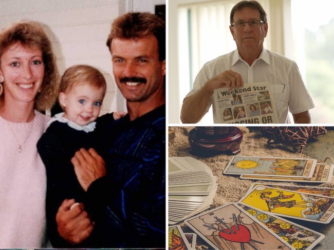 Police tracked a clairvoyant while accepting Jon Winfield's version of events following the disappearance of Bronwyn Winfield, left. Top right: detective Glenn Taylor.