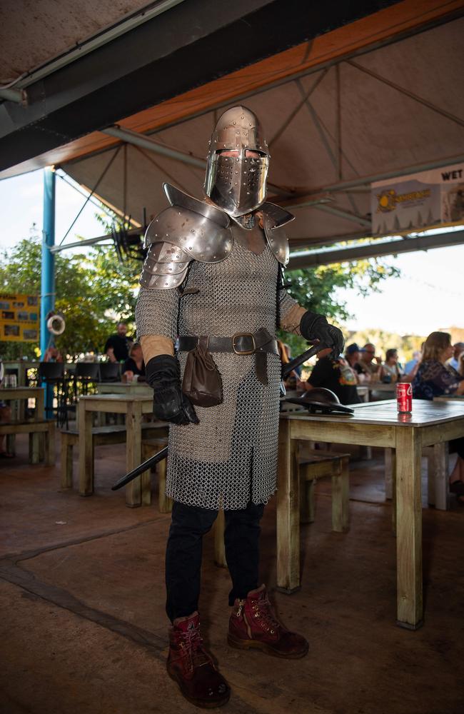 Abby Watkinson at the 2023 Dinah Beach Yacht Club Viking Funeral. Picture: Pema Tamang Pakhrin