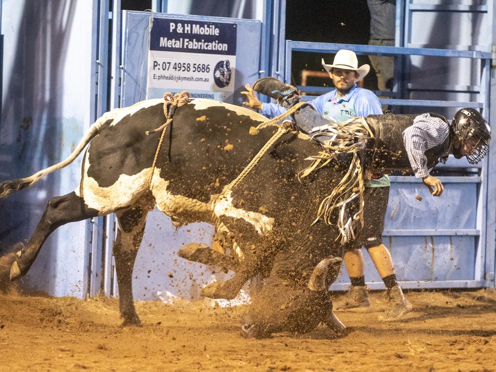 Sam Lindsay at Gargett Rodeo Saturday 3 June 2023 Picture: Michaela Harlow