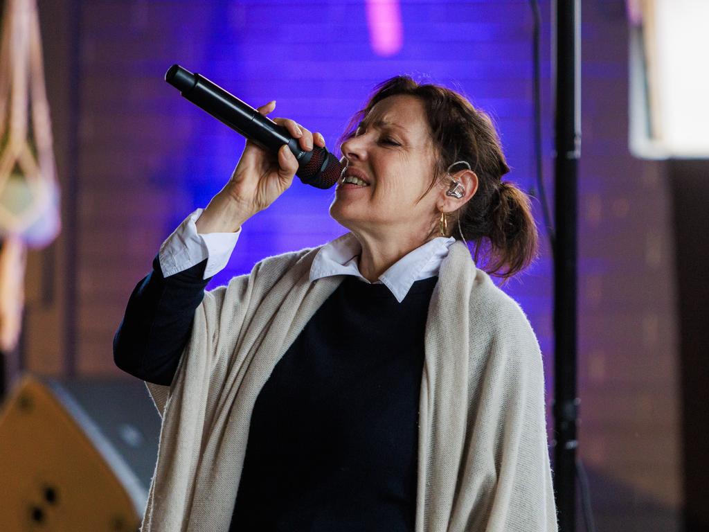 Arena rehearsing in Melbourne on October 5 ahead of her Sydney and Perth shows. Picture: Aaron Francis/The Australian