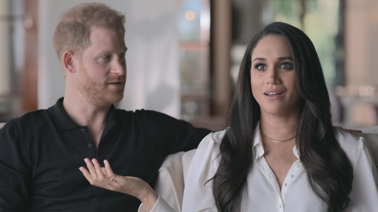 Harry and Meghan. Picture: Netflix