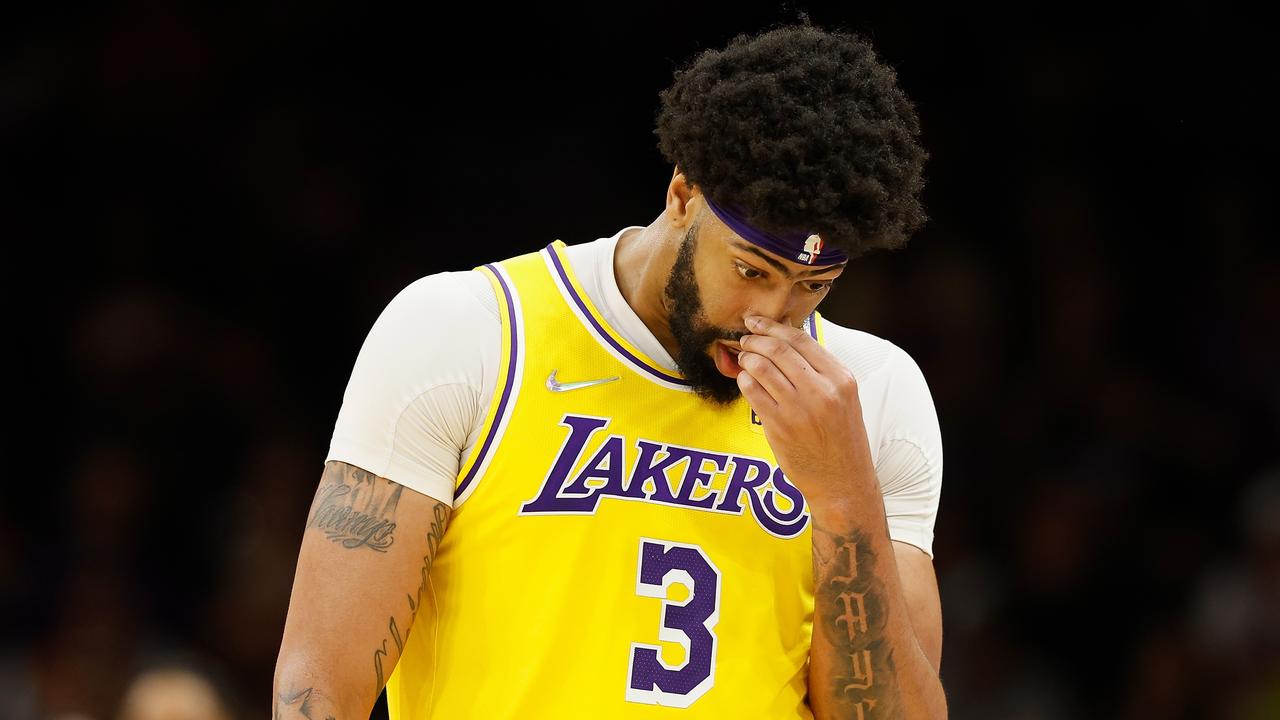 It was a season to forget for Anthony Davis and the Lakers. Photo: Christian Petersen/Getty Images/AFP