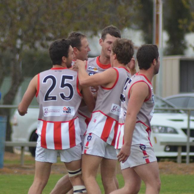 Tocumwal won five flags in the Murray league and regularly hosted the grand final before leaving for the Picola and District competition.