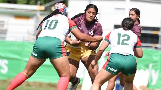 Under 17 City v Country Girls rugby league. Saturday 13, 2024. Picture, John Gass