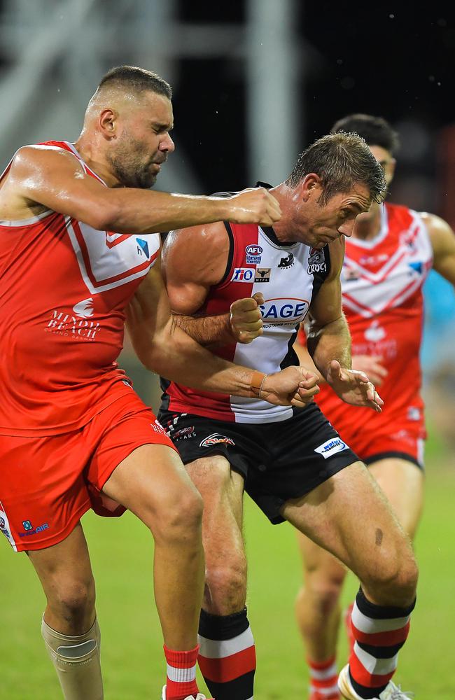 Waratah vs Southern Districts in the 2022-23 NTFL grand final. Picture PEMA TAMANG Pakhrin