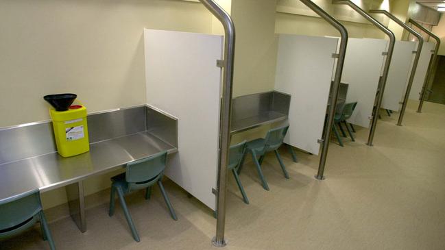 Inside the Kings Cross medical supervised injecting room. Picture. Nathan Edwards