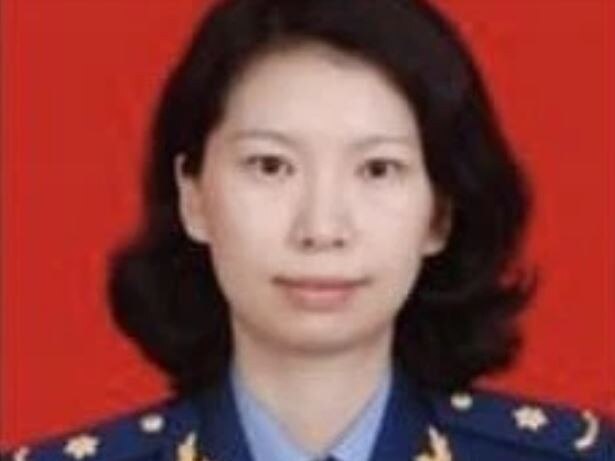 Tang Juan, the Chinese biologist accused of lying about her links to the Chinese military so she could get a visa to enter the US. Picture: People's Liberation Army Air Force