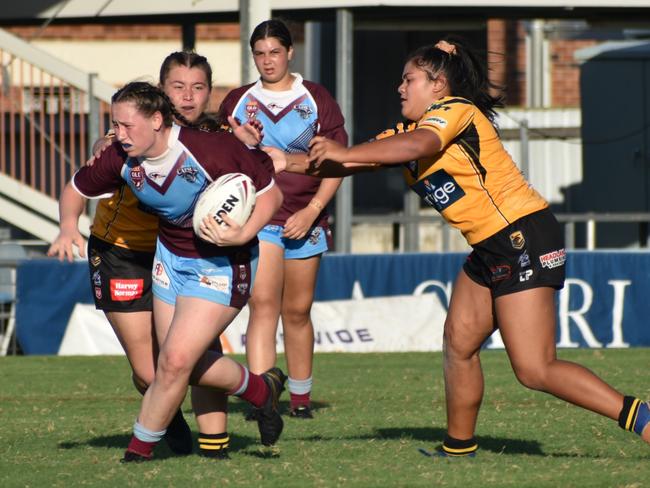 Harvey Norman under-19 women's competition, CQ Capras versus Sunshine Coast Falcons, Browne Park, Rockhampton.