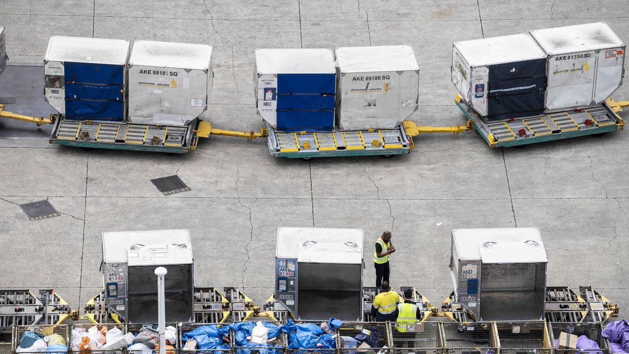 Sydney Airport Freight Terminal. Picture: Darren Leigh Roberts