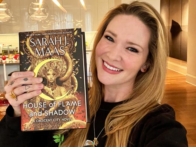 Author Sarah J. Maas, in an image posted to social media on December 1, 2023.Picture: Instagram