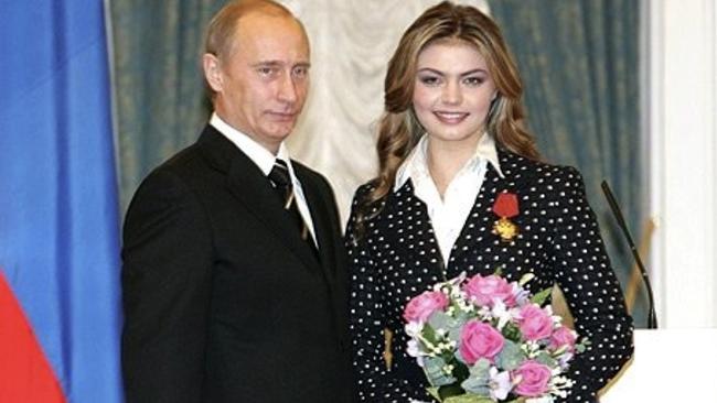 Vladimir Putin with Alina Kabaeva in 2005 at the Kremlin, Moscow Picture: East 2 West News.