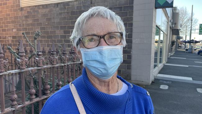 Ballarat's Evelyn Wilson is calling for clear rules on mask use.