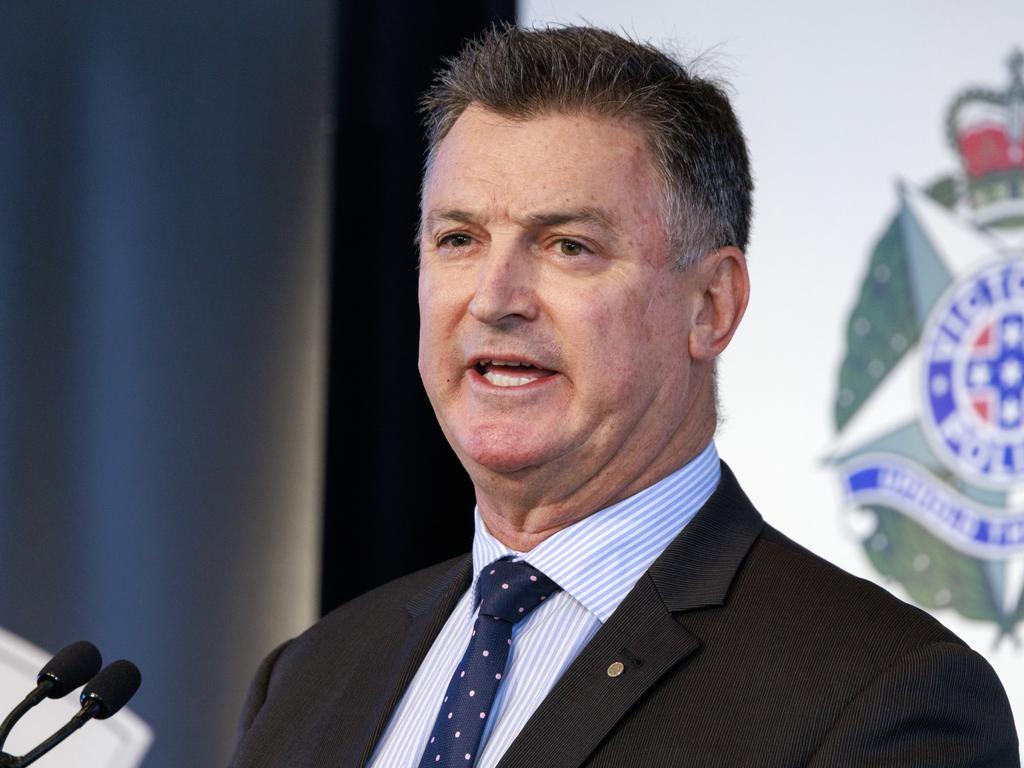 Mr Hill has stepped in until former New Zealand top cop Mike Bush becomes the new chief later this month. Picture: NCA NewsWire / David Geraghty