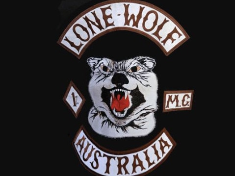 The Lone Wolfs bikie gang feature in exchanges of encrypted messages on the AN0M app used by police. Picture: Supplied