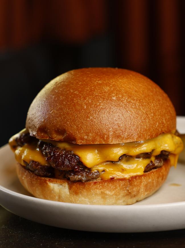 The Gidley Burger at The Rover in Surry Hills which has been named as Australia's best burger. Picture: Jonathan Ng