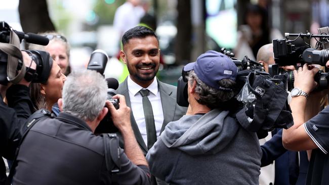 The cricketer said he was looking forward to returning to playing. Picture: NCA NewsWire / Damian Shaw