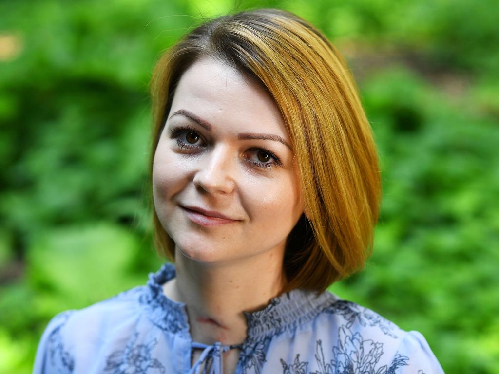 Yulia Skripal, who was poisoned in Salisbury along with her father, Russian spy Sergei Skripal, earlier this year. Picture: AFP/Dylan Martinez