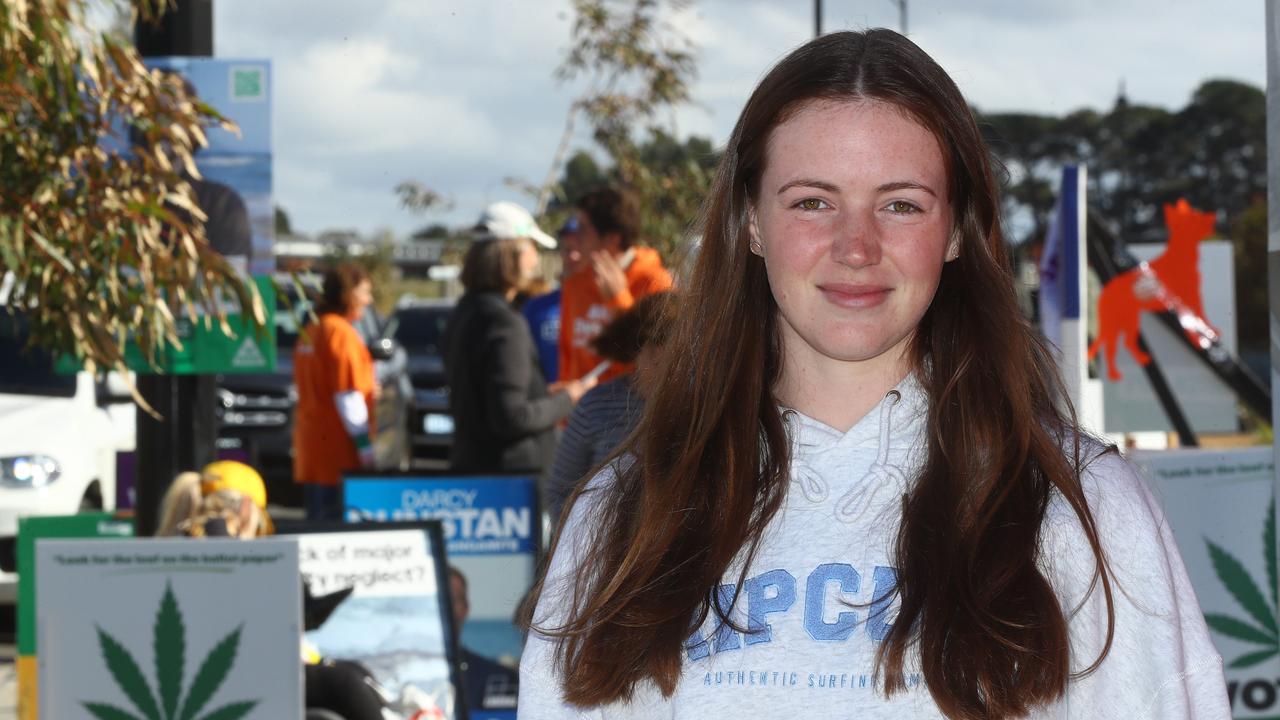 Natasha Murray says the cost of groceries is a major issue. Picture: Alison Wynd