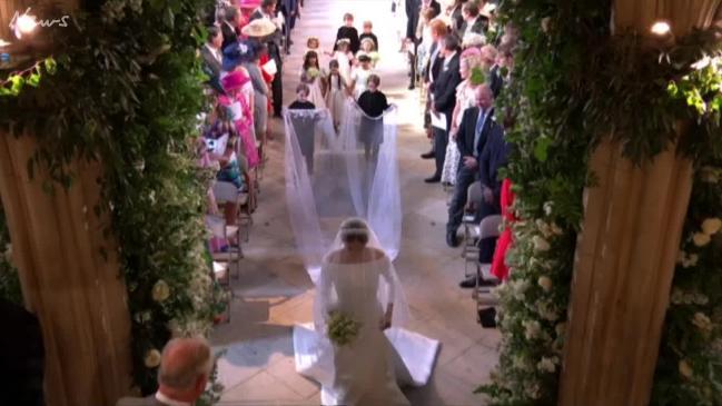 Royal Wedding: Prince Charles walks Meghan down the aisle