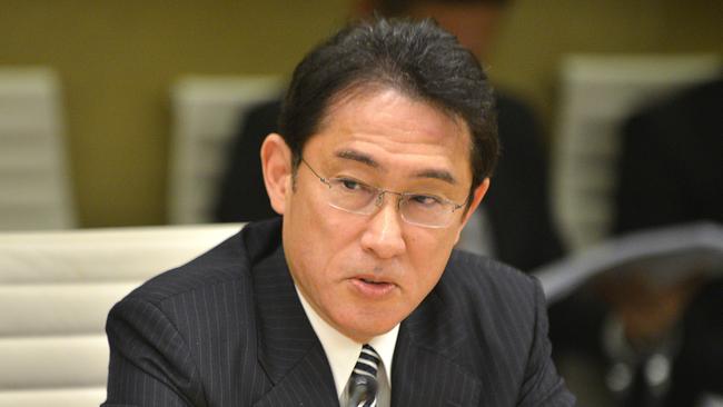 Former Japanese foreign minister Fumio Kishida. Picture: AAP