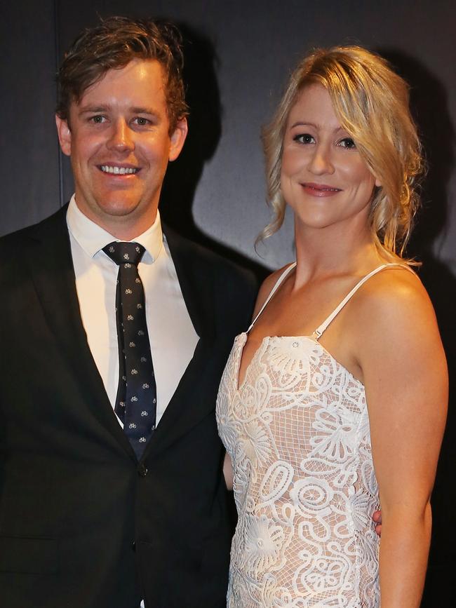 Quinn at the Brad Fittler Medal night.