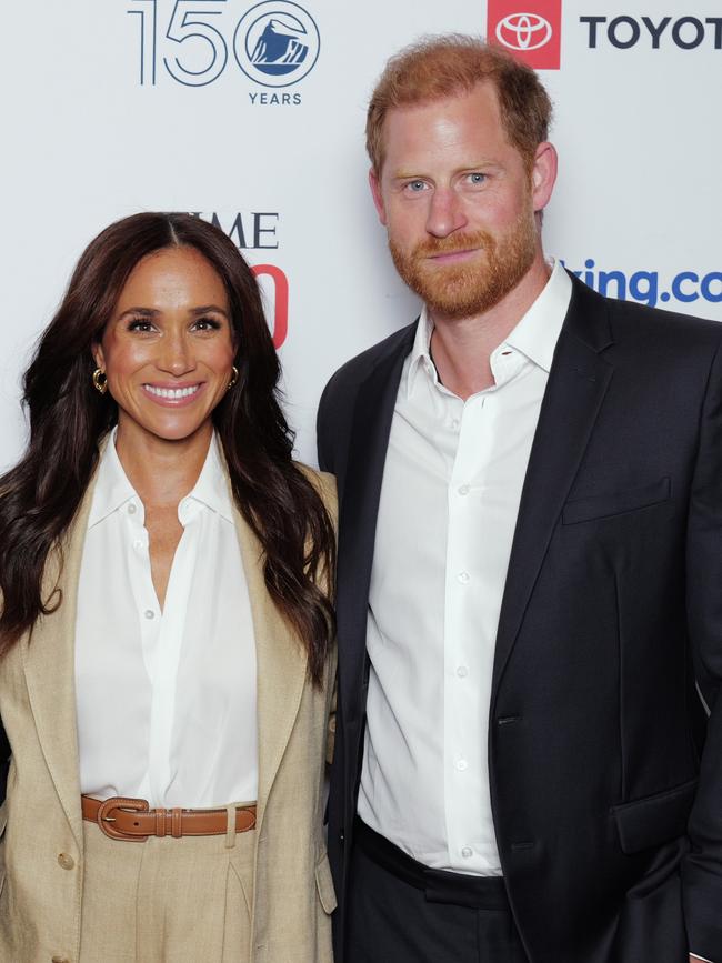 Meghan and Harry at a Time100 event last month. Picture: Craig Barritt/Getty Images