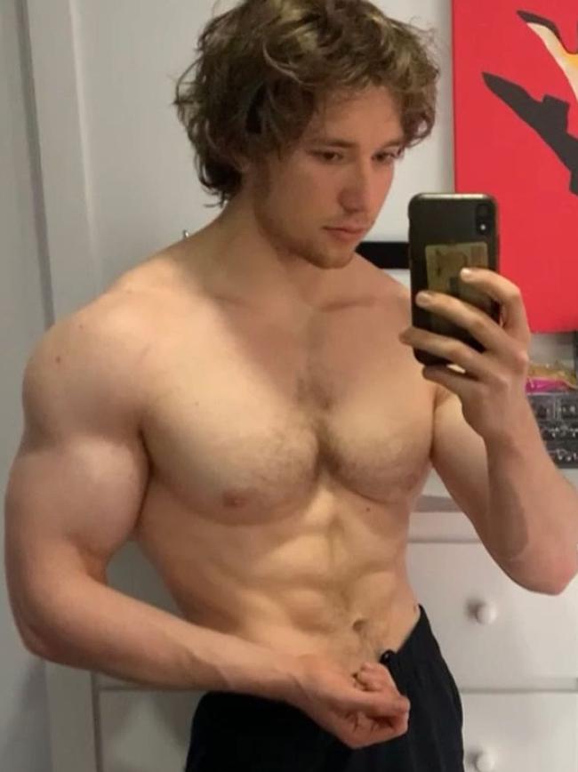 Geelong's most ripped bodies - Charlie Scanlon. Picture: Instagram