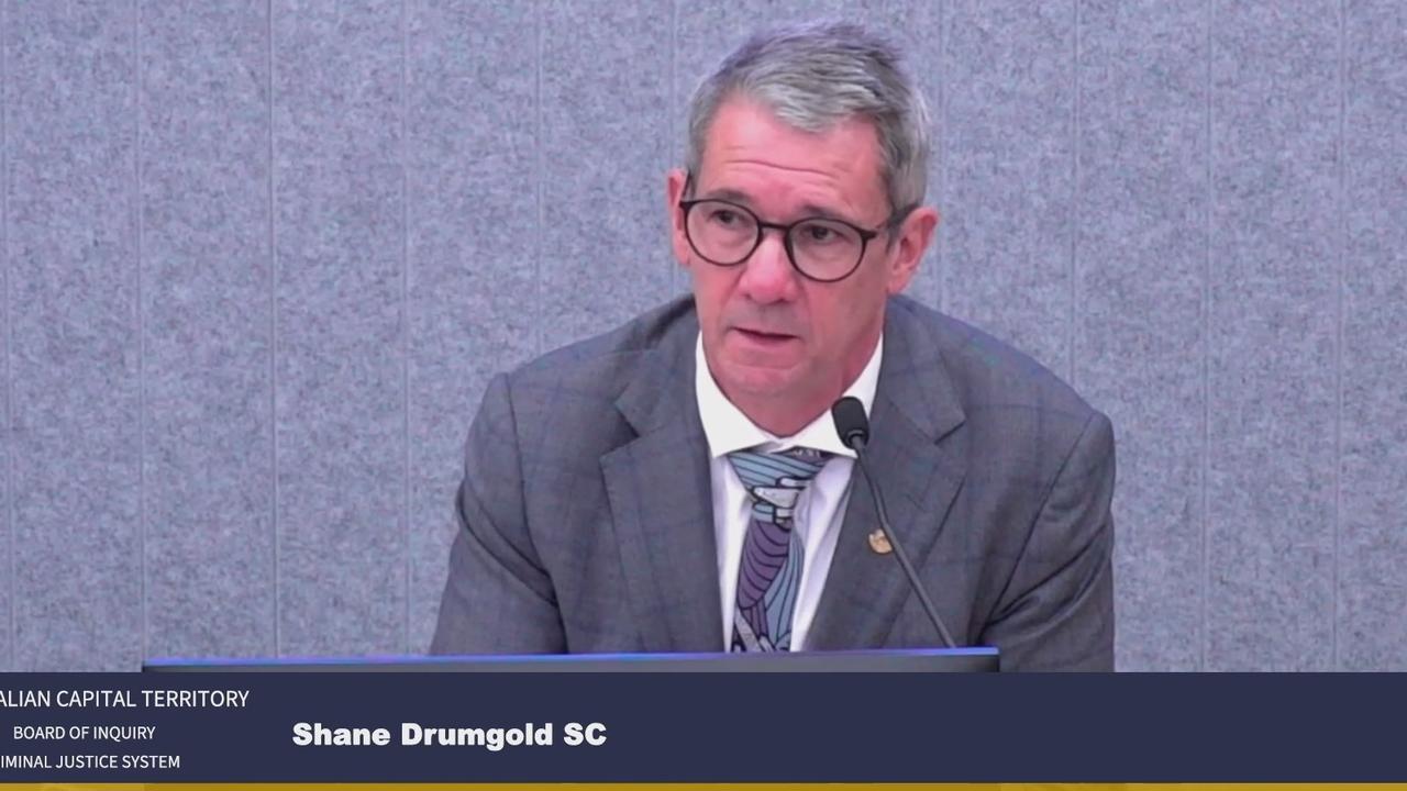 ACT DPP Shane Drumgold told the inquiry he should have listened to all of Lisa Wilkinson’s speech.