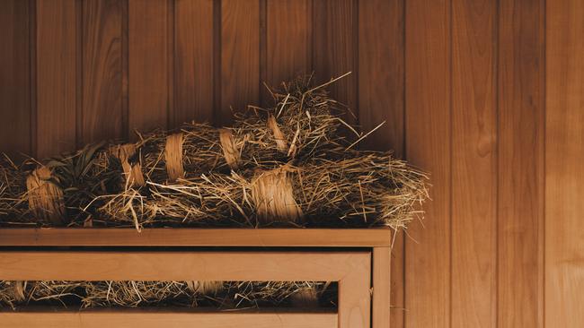 Hay Sauna at Eynsham Baths at the Estelle Manor in the Cotswolds. Picture: Mark Anthony Fox