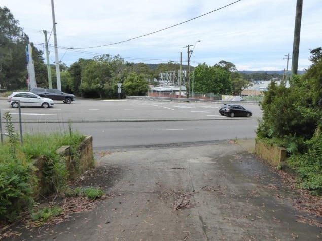 Image taken from the driveway of the site, looking onto Terrigal Dr.