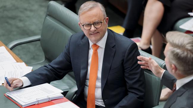 Anthony Albanese on Monday. Picture: NewsWire / David Beach