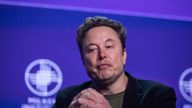 Elon Musk, co-founder of Tesla and SpaceX and owner of X Holdings, at a conference ibn Los angeles in May. Picture: Apu Gomes/Getty Images/AFP