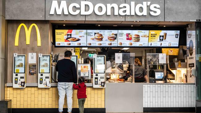 Australian employers, including McDonald’s, are offering sign-on bonuses to lure in new workers. Picture: NCA NewsWire / James Gourley