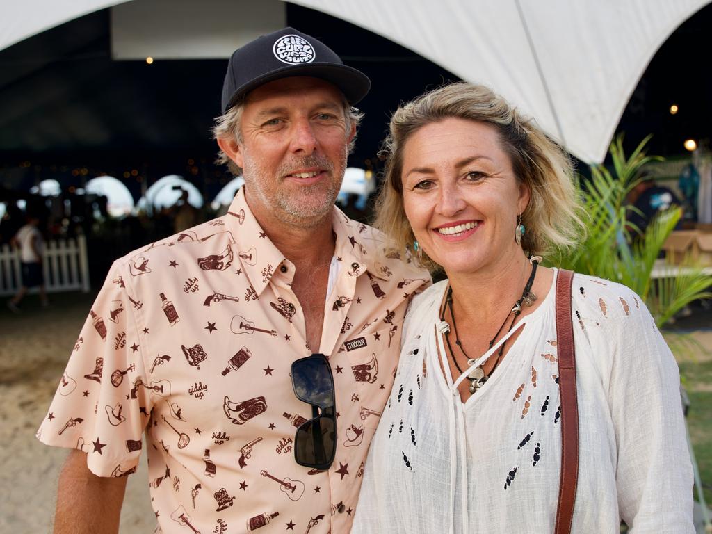 Mick and Mel Butcher of Airlie Beach attending the Airlie Beach Festival of Music on Saturday, November 5, 2022. Picture: Katrina Lezaic