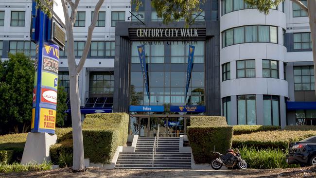 Century City Walk is popular for dinner before a movie or even a late-night feed. Picture: Andy Brownbill