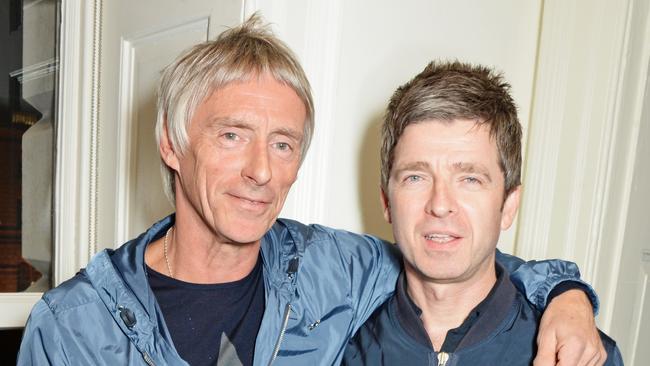 Musical pals … Paul Weller and Noel Gallagher have been working together for 25 years. Picture: Getty Images