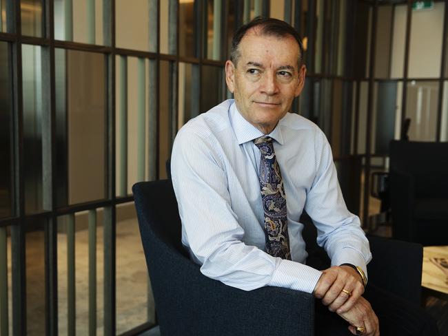 Crown Resorts boss John Alexander at his offices in Castlereagh St, Sydney. Picture: Justin Lloyd