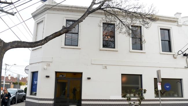 The Osborne Bar on Commercial Rd, South Yarra where footballer Jack Ziebell was allegedly assaulted. Picture: Andrew Henshaw