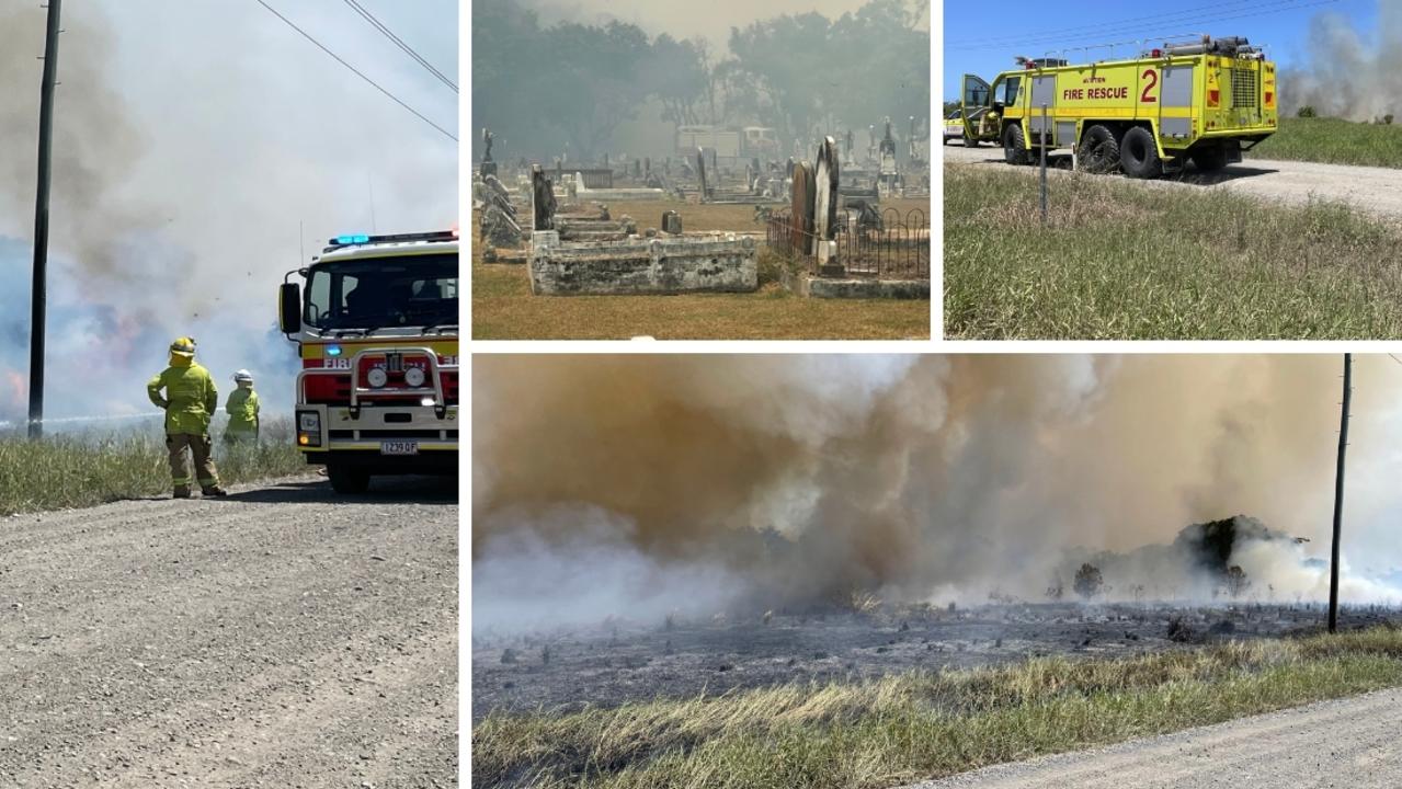 Fires across Mackay block roads, evacuate buildings