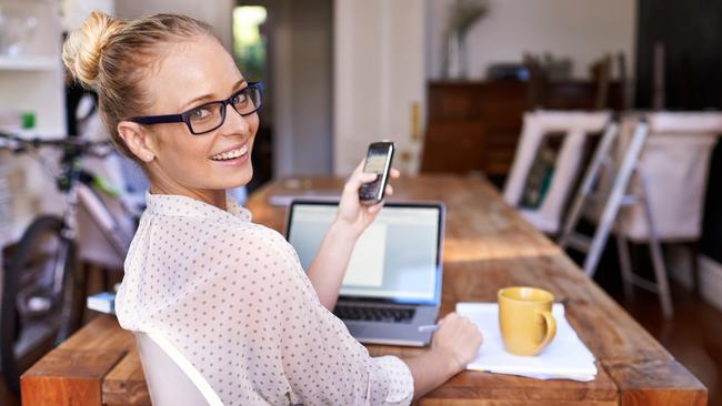 Working from home and hybrid work arrangements are here to stay, according to the worksona research. Picture: iStock