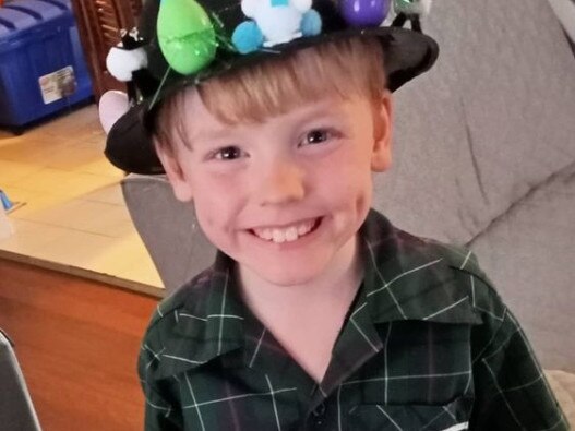 Nerang six-year-old Deklan Babington-MacDonald is in critical condition in the Queensland Children's Hospital ICU after an accident in his Gold Coast home. Photo: Supplied