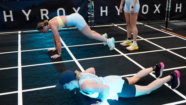 10000 athletes put their fitness to the test in a massive Hyrox competition this weekend (14-15 Dec) at Melbourne Exhibition and Convention Centre. Picture Valeriu Campan