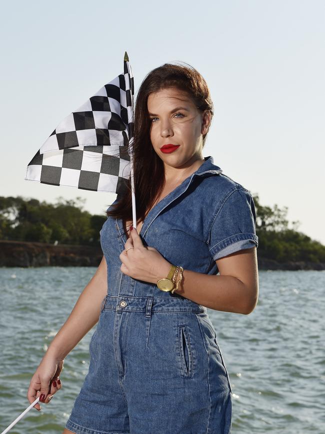 NT entrant for the Miss Supercars Sport Model Search Chelsi Bakaric poses for a photo at East Point on Tuesday, October 9, 2018. She will head down to the Gold Coast next week to take on the 25 other finalists. Picture: Keri Megelus