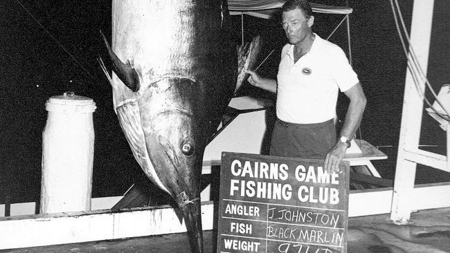 Godfreys co-founder John Johnston is reputed to be the only person to have ever caught four different species of game fish weighing more than 1000 pounds. Pic Supplied