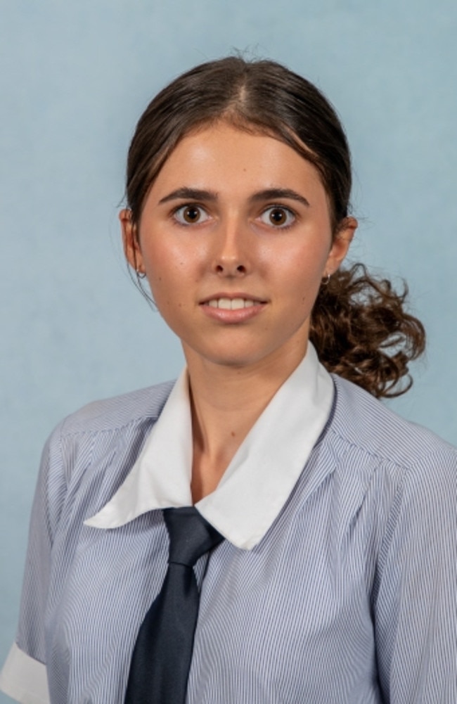 Tia Lattanzi has been named Rice Captain 2024 of St Patrick's College Gympie. December 2023.