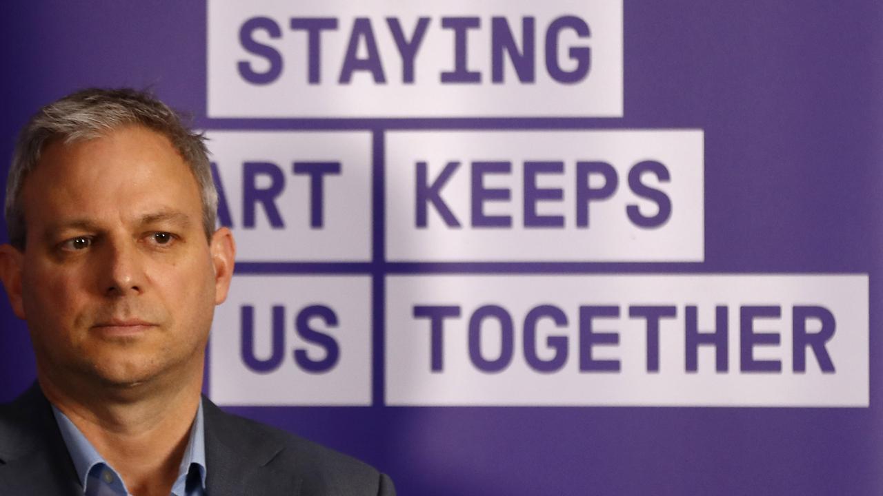 Brett Sutton the Chief Health Officer of Victoria revealed the figures this morning. Picture: Darrian Traynor/Getty Images